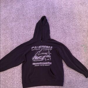 Hollister Black Graphic Hoodie